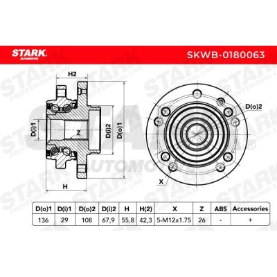Łożysko Koła Stark SKWB-0180063 SKWB-0180063 - foto 5