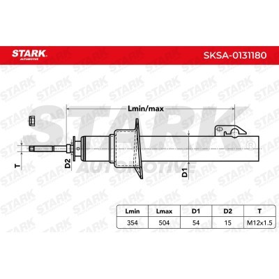 Amortyzator Stark SKSA-0131180 SKSA-0131180 - foto 3