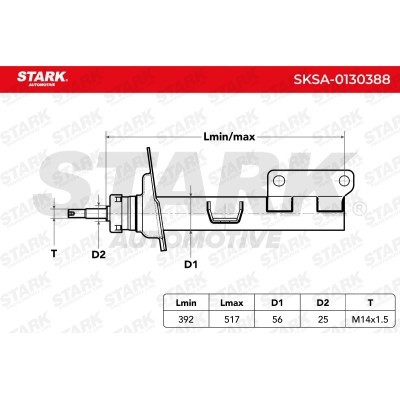 Amortyzator Stark SKSA-0130388 SKSA-0130388 - foto 3