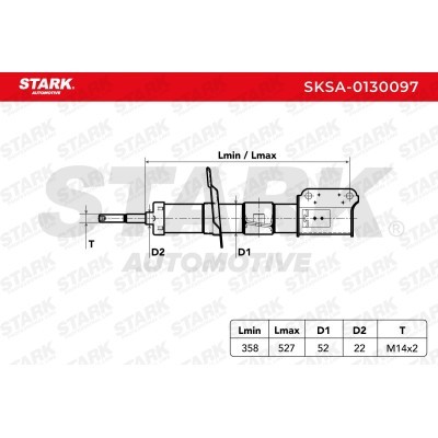 Amortyzator Stark SKSA-0130097 SKSA-0130097 - foto 3