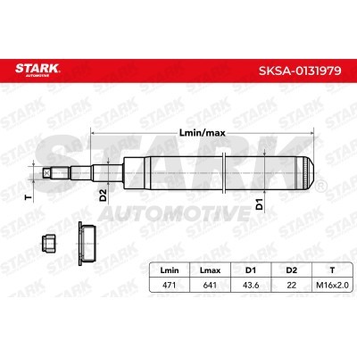 Amortyzator Stark SKSA-0131979 SKSA-0131979 - foto 3