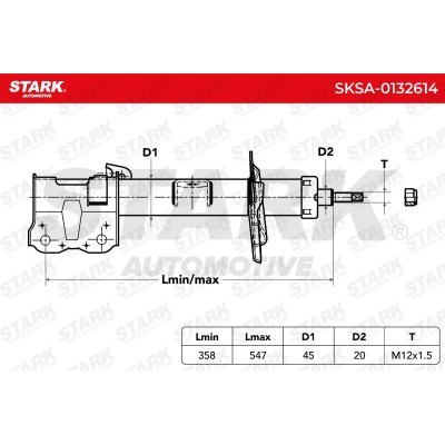 Amortyzator Stark SKSA-0132614 SKSA-0132614 - foto 8