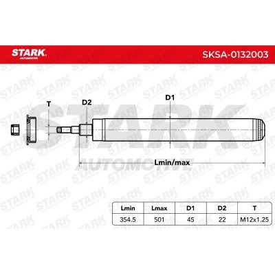 Amortyzator Stark SKSA-0132003 SKSA-0132003 - foto 3