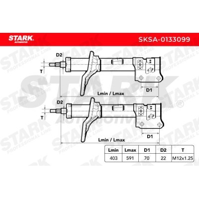 Amortyzator Stark SKSA-0133099 SKSA-0133099 - foto 4