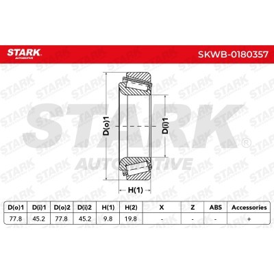 Łożysko Koła Stark SKWB-0180357 SKWB-0180357 - foto 3
