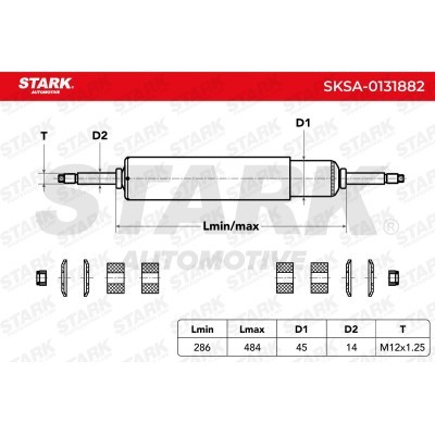 Amortyzator Stark SKSA-0131882 SKSA-0131882 - foto 3