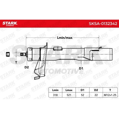 Amortyzator Stark SKSA-0132342 SKSA-0132342 - foto 5