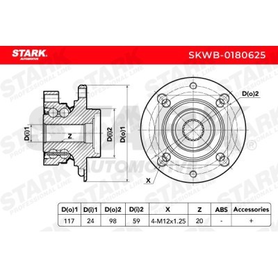 Łożysko Koła Stark SKWB-0180625 SKWB-0180625 - foto 3