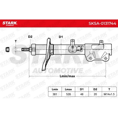 Amortyzator Stark SKSA-0131744 SKSA-0131744 - foto 3