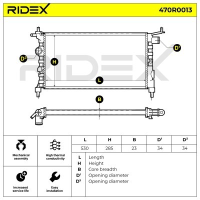 Chłodnica RIDEX 470R0013 470R0013 - foto 4