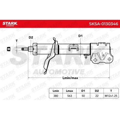 Amortyzator Stark SKSA-0130346 SKSA-0130346 - foto 3