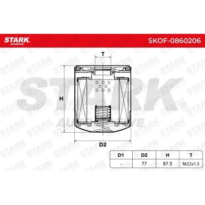 Filtr Oleju Stark SKOF-0860206 SKOF-0860206 - foto 5