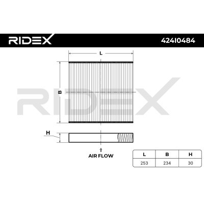 Filtr Kabinowy RIDEX 424I0484 424I0484 - foto 6