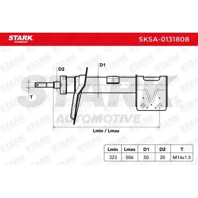 Amortyzator Stark SKSA-0131808 SKSA-0131808 - foto 8