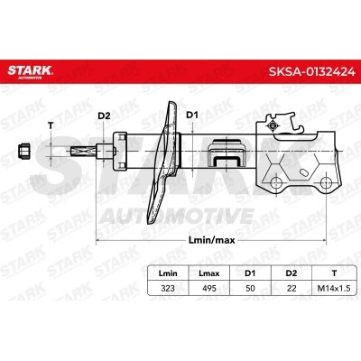 Amortyzator Stark SKSA-0132424 SKSA-0132424 - foto 3