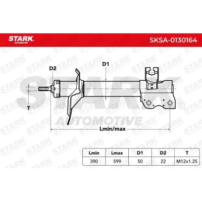 Amortyzator Stark SKSA-0130164 SKSA-0130164 - foto 3