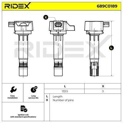 Cewka Zapłonowa RIDEX 689C0189 689C0189 - foto 4