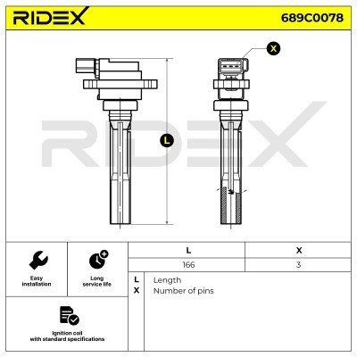 Cewka Zapłonowa RIDEX 689C0078 689C0078 - foto 4