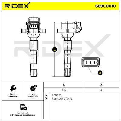 Cewka Zapłonowa RIDEX 689C0010 689C0010 - foto 8
