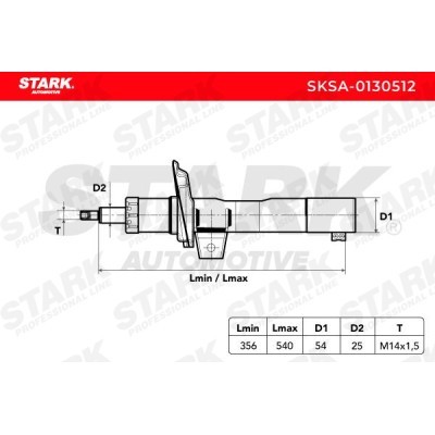 Amortyzator Stark SKSA-0130512 SKSA-0130512 - foto 4