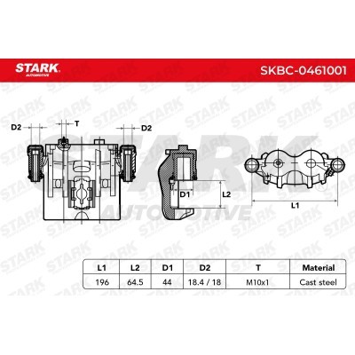 Zacisk Hamulcowy Stark SKBC-0461001 SKBC-0461001 - foto 4