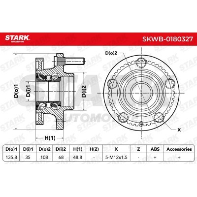 Łożysko Koła Stark SKWB-0180327 SKWB-0180327 - foto 4