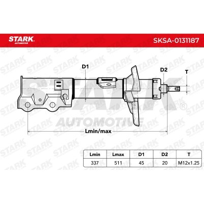 Amortyzator Stark SKSA-0131187 SKSA-0131187 - foto 3