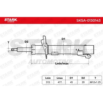 Amortyzator Stark SKSA-0130143 SKSA-0130143 - foto 4