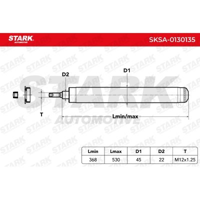 Amortyzator Stark SKSA-0130135 SKSA-0130135 - foto 3