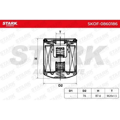 Filtr Oleju Stark SKOF-0860186 SKOF-0860186 - foto 6