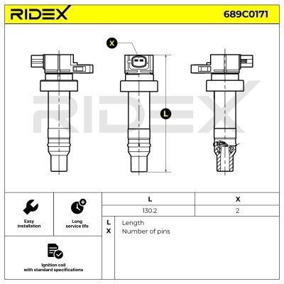 Cewka Zapłonowa RIDEX 689C0171 689C0171 - foto 6