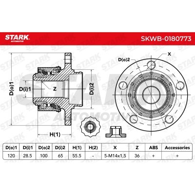 Łożysko Koła Stark SKWB-0180773 SKWB-0180773 - foto 5