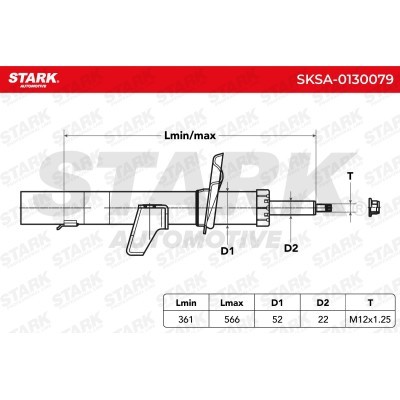 Amortyzator Stark SKSA-0130079 SKSA-0130079 - foto 3