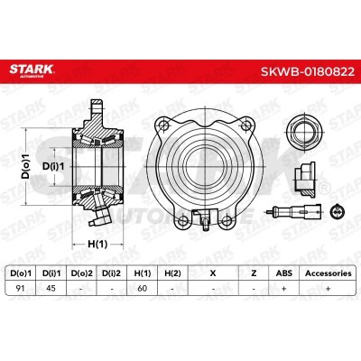 Łożysko Koła Stark SKWB-0180822 SKWB-0180822 - foto 6