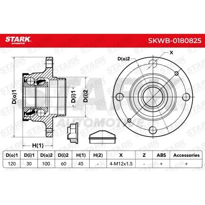 Łożysko Koła Stark SKWB-0180825 SKWB-0180825 - foto 5