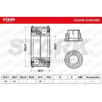 Łożysko Koła Stark SKWB-0180160 SKWB-0180160 - foto 3