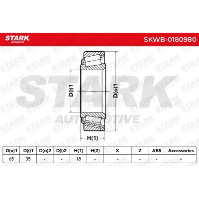 Łożysko Koła Stark SKWB-0180980 SKWB-0180980 - foto 5