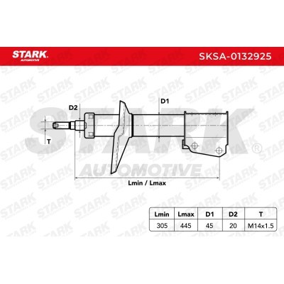 Amortyzator Stark SKSA-0132925 SKSA-0132925 - foto 4