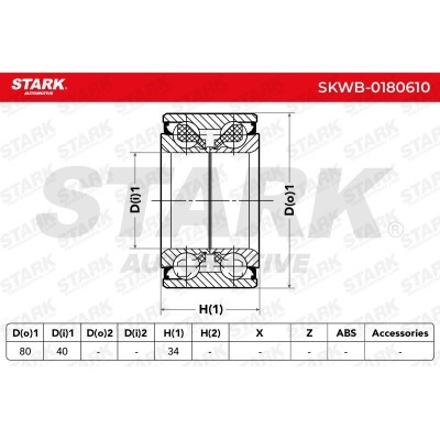 Łożysko Koła Stark SKWB-0180610 SKWB-0180610 - foto 6