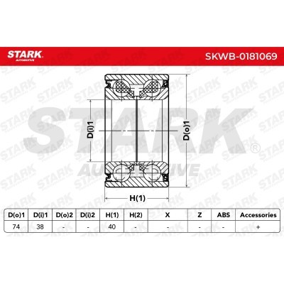 Łożysko Koła Stark SKWB-0181069 SKWB-0181069 - foto 6