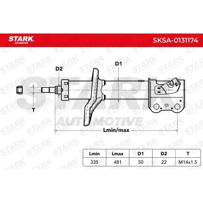 Amortyzator Stark SKSA-0131174 SKSA-0131174 - foto 8