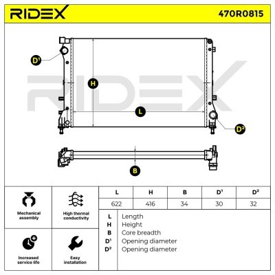 Chłodnica RIDEX 470R0815 470R0815 - foto 4