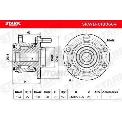 Łożysko Koła Stark SKWB-0180664 SKWB-0180664 - foto 4