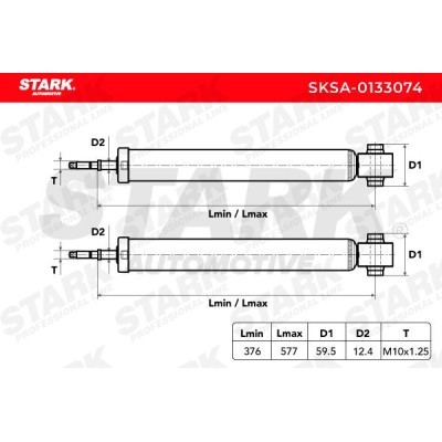 Amortyzator Stark SKSA-0133074 SKSA-0133074 - foto 3