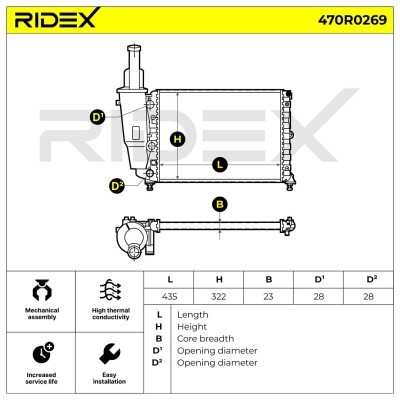 Chłodnica RIDEX 470R0269 470R0269 - foto 4