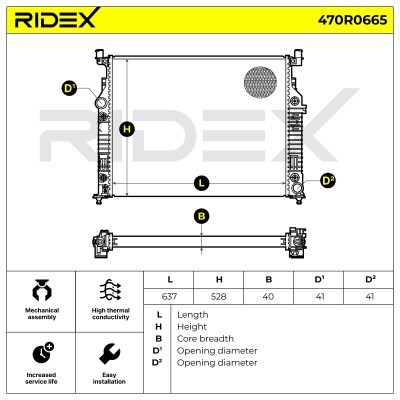 Chłodnica RIDEX 470R0665 470R0665 - foto 5