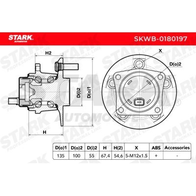 Łożysko Koła Stark SKWB-0180197 SKWB-0180197 - foto 4