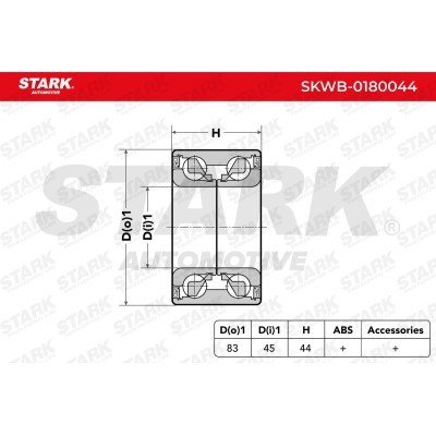 Łożysko Koła Stark SKWB-0180044 SKWB-0180044 - foto 3
