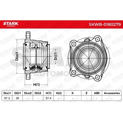 Łożysko Koła Stark SKWB-0180279 SKWB-0180279 - foto 2
