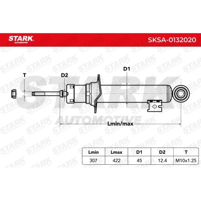 Amortyzator Stark SKSA-0132020 SKSA-0132020 - foto 4